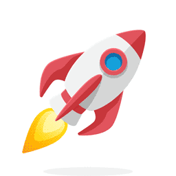 Rocket icon symbolizing launch and acceleration