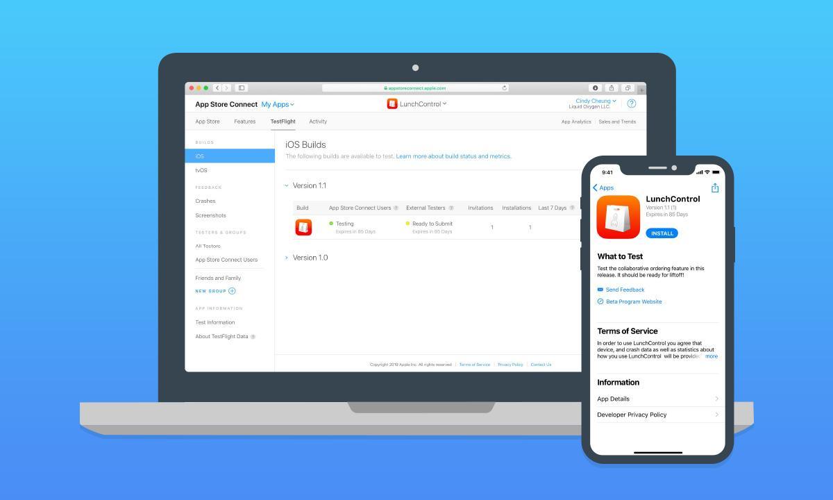 App Store Connect - TestFlight