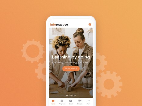 Skill development app with interactive features
