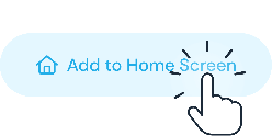 Button symbolizing the addition of a web application to the mobile home screen.